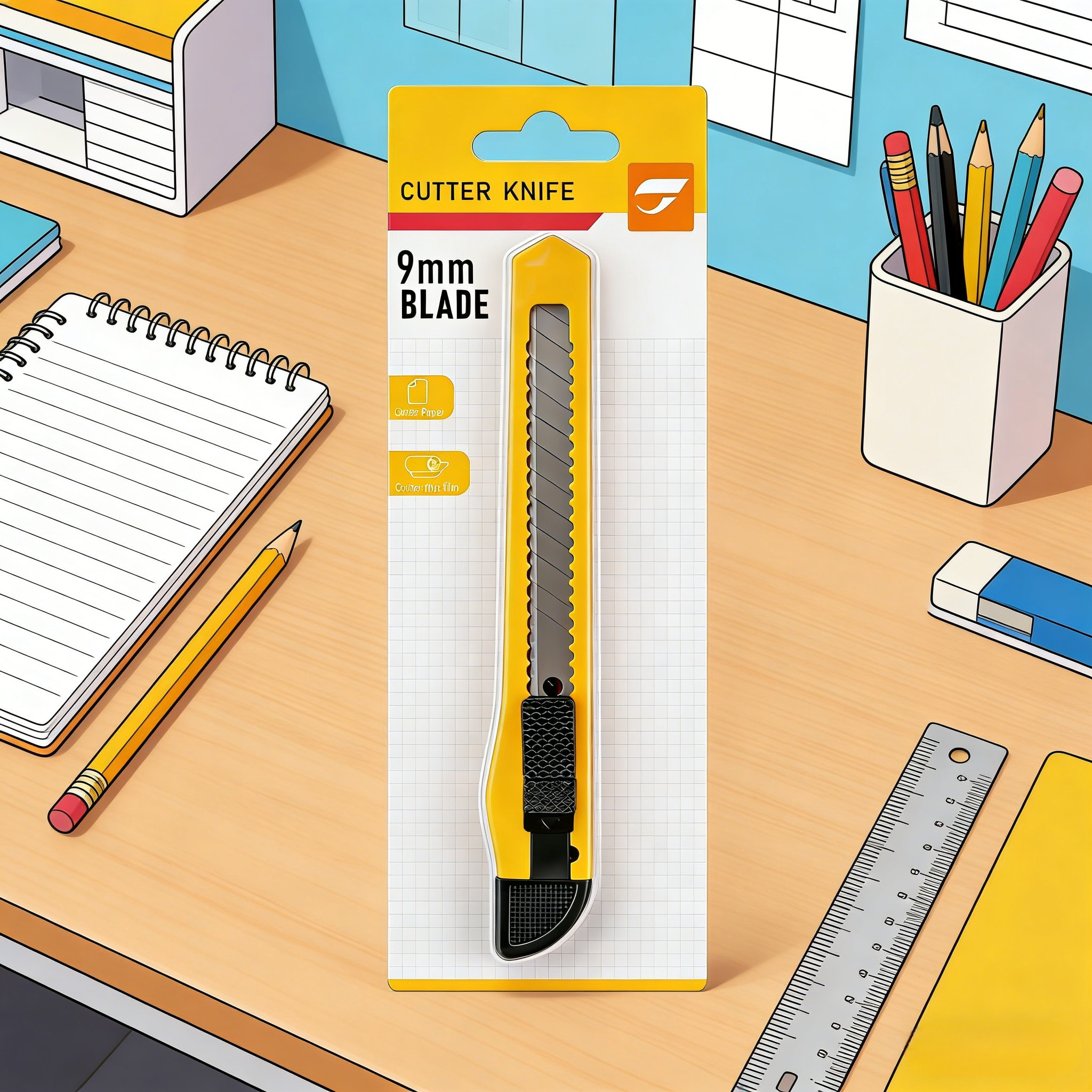 CX-909 9mm Retractable Box Cutter